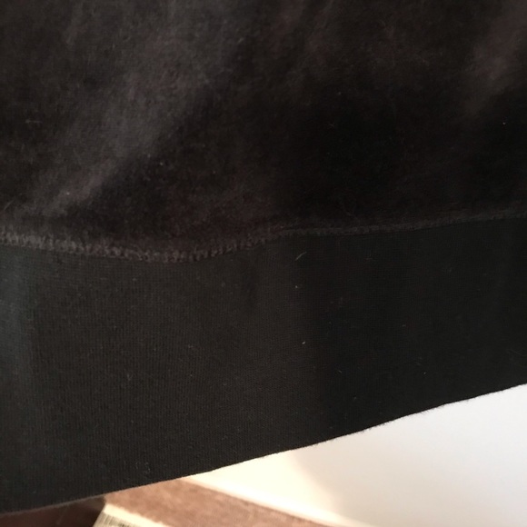 Gap Body Velour Black Zip up Sweater with Hood - Picture 6 of 7